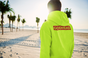 GODHEAD [Vandalized Facade] Neon Green Hoodie