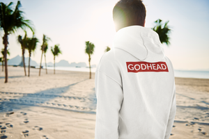 GODHEAD [Vandalized Facade] White Hoodie