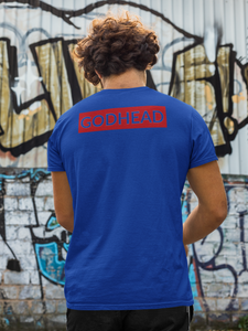 GODHEAD [Vandalized Facade] Blue T-Shirt